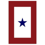 blue star flag tranparent border